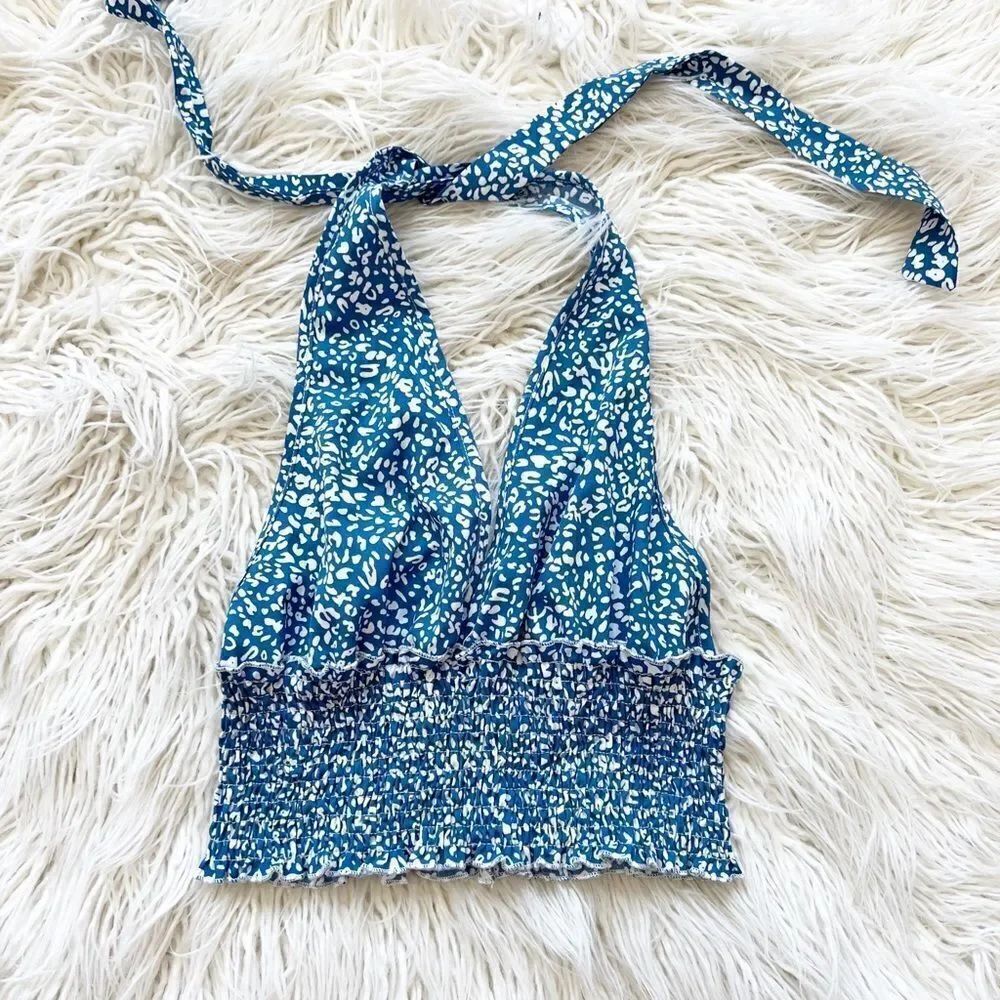 Shein patterned Halter top - Picture 1 of 4